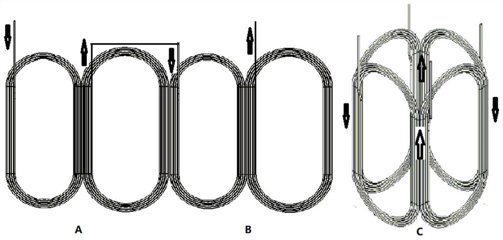 Low-frequency trapezoidal wave modulated intermediate-frequency pulsed magnetic field fracture treatment device