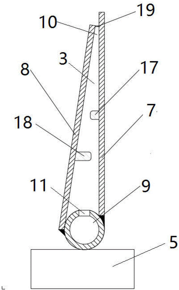 Argon blowing protection device for die-casting die