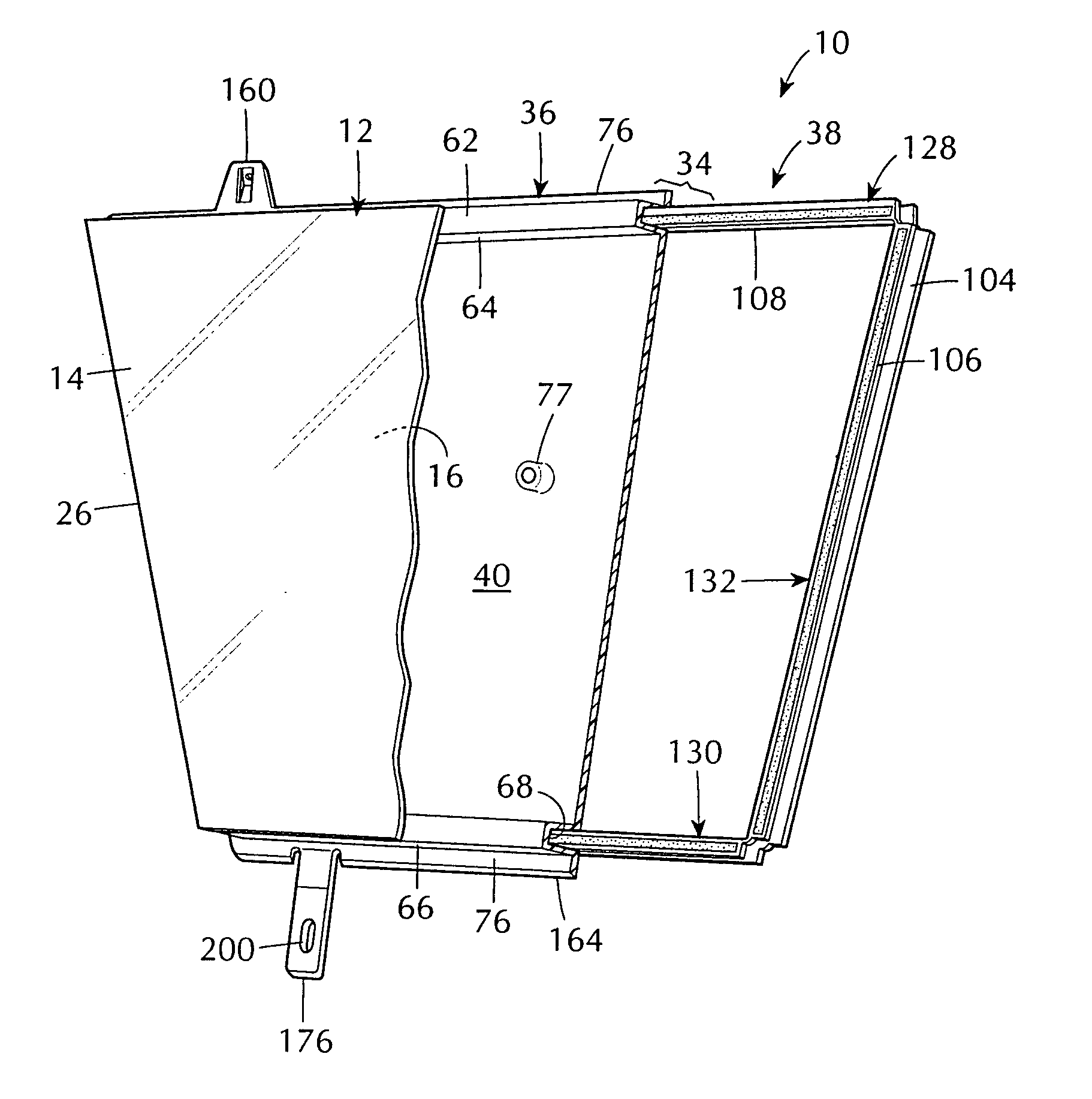 Thin film mirror