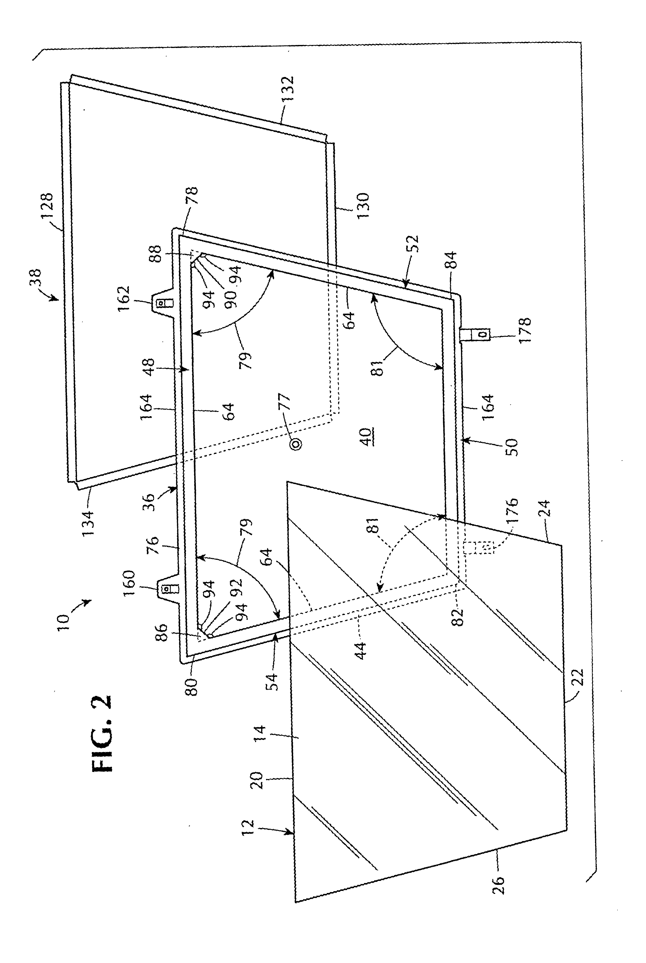 Thin film mirror