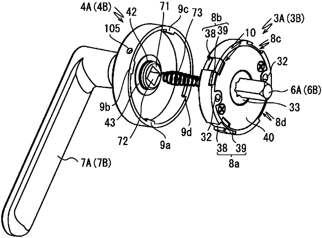 Locking structure for cover covering handle seat