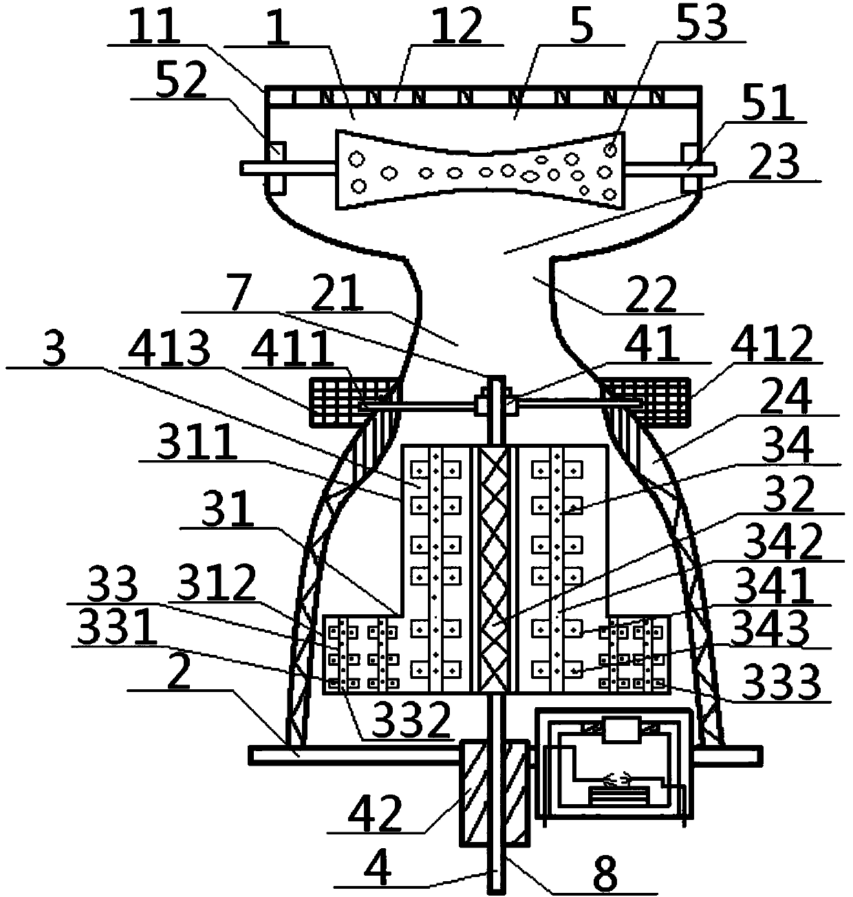 Fumigation type gynecological medical device