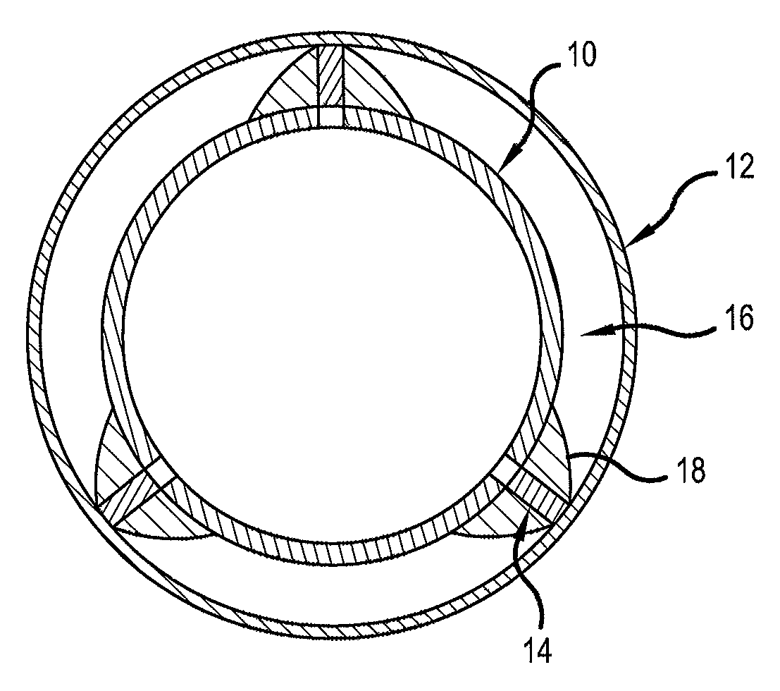 Method of centralising tubing in a wellbore