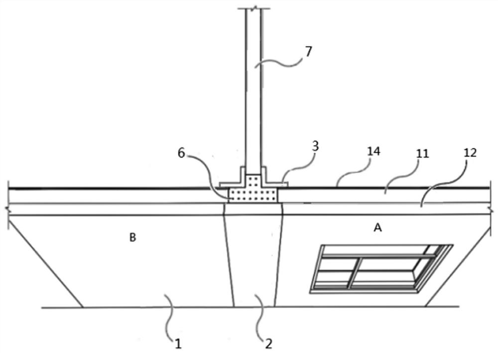 Building structure system of fabricated low-energy-consumption house