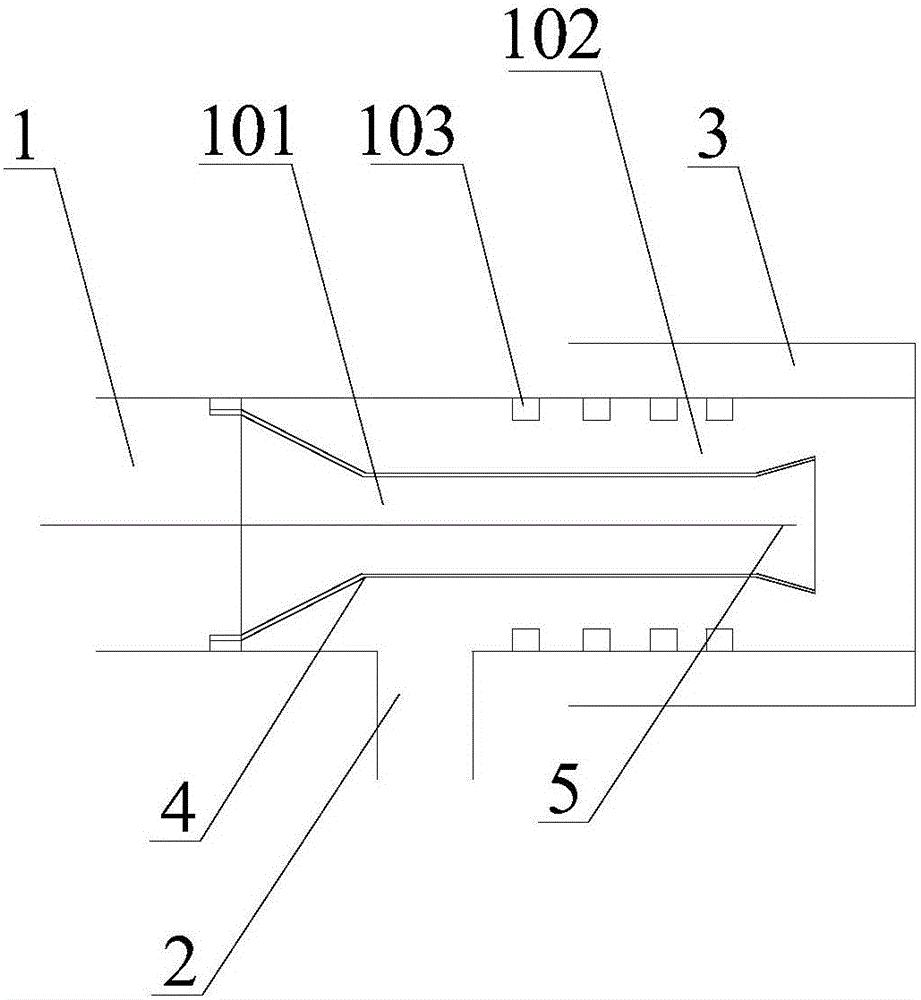 Novel low-nitrogen pulverized coal combustor