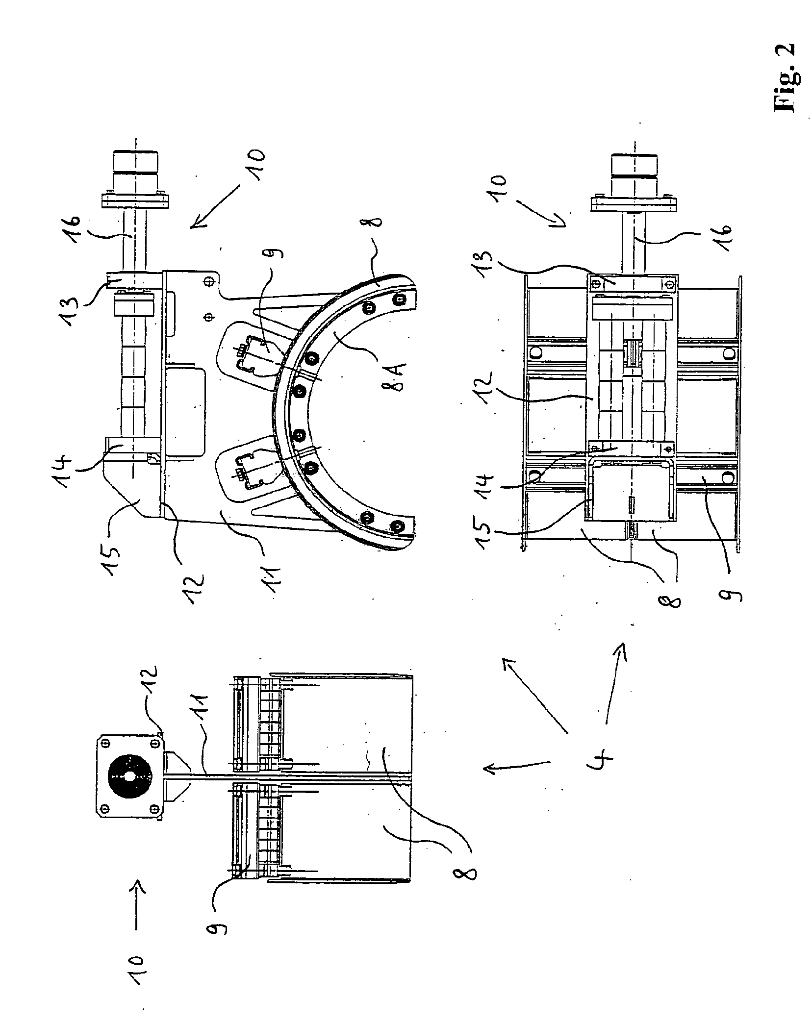 Conductor clamp for a trailing line