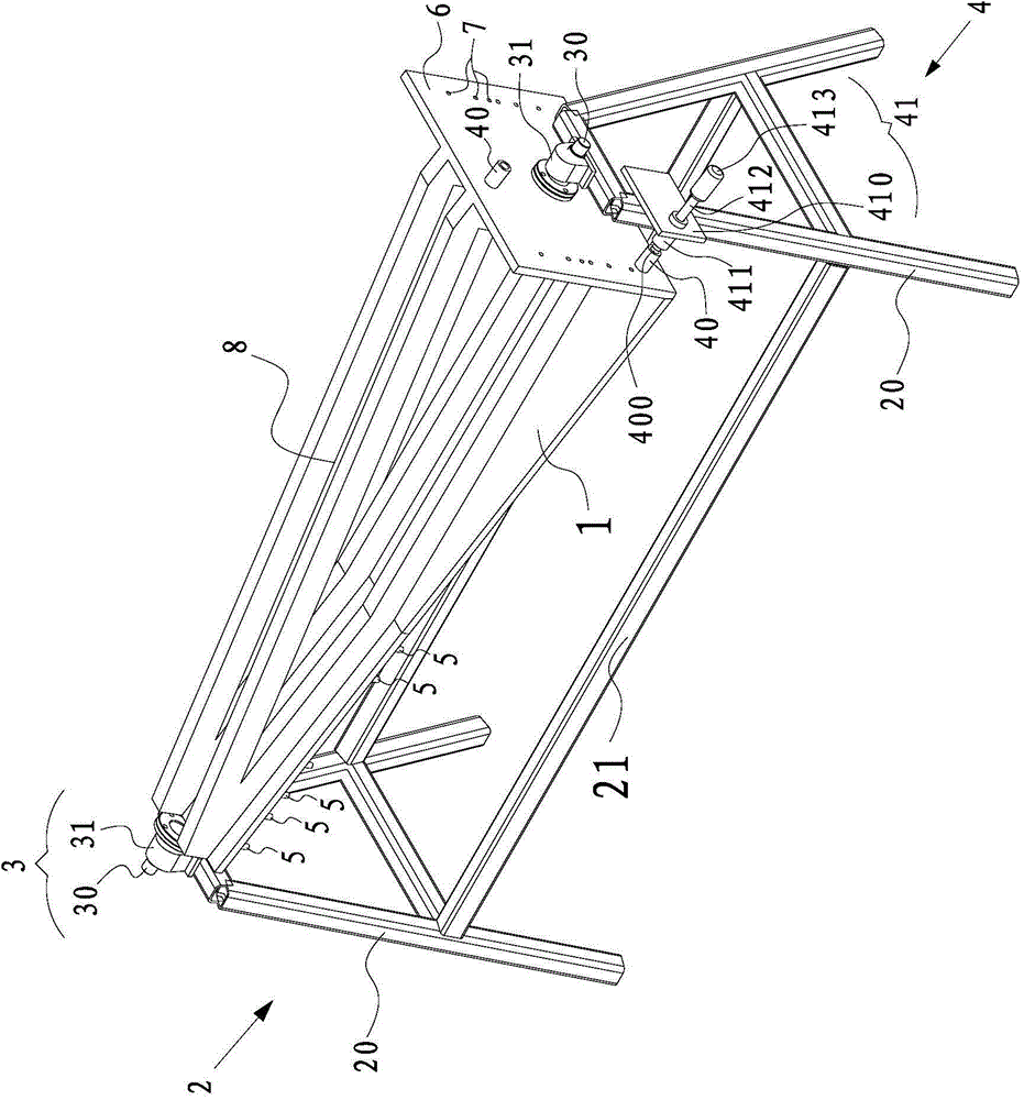 Clamp formed by welding inclined strut special for lifter