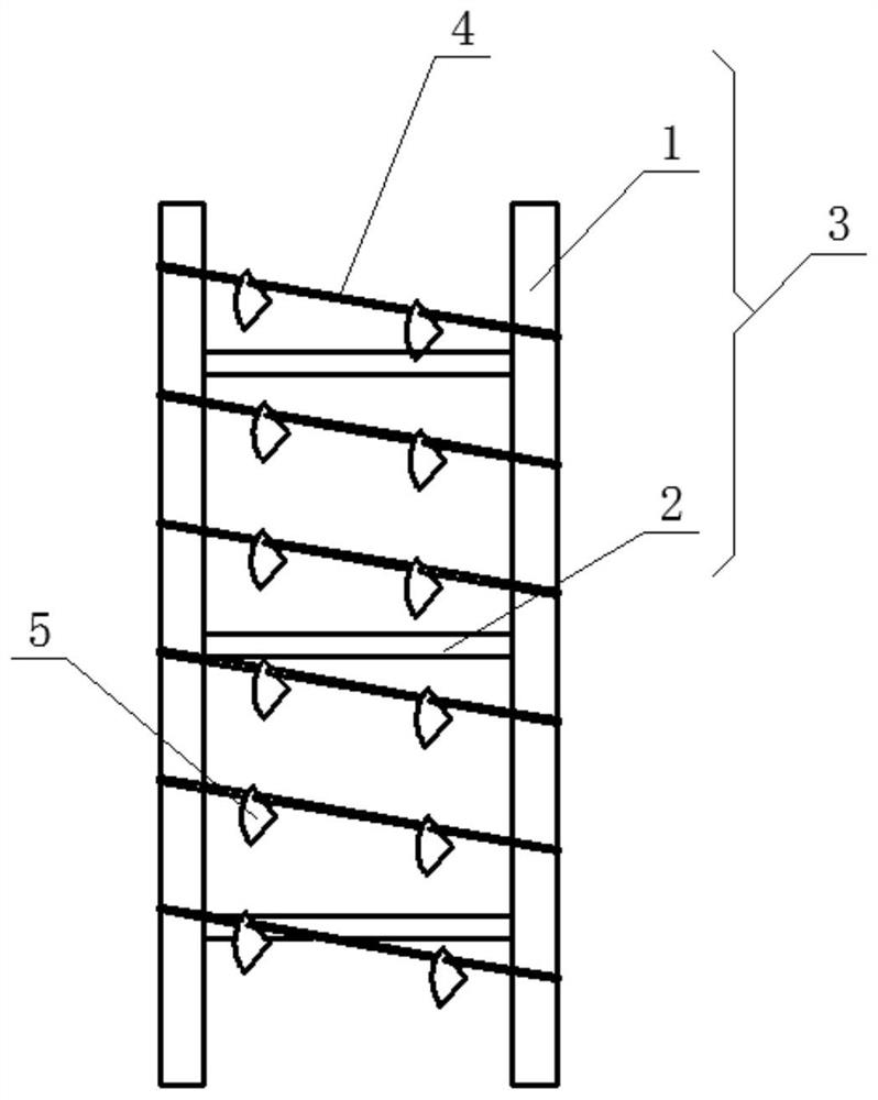 Three-dimensional freshwater fish germplasm resource protection reef