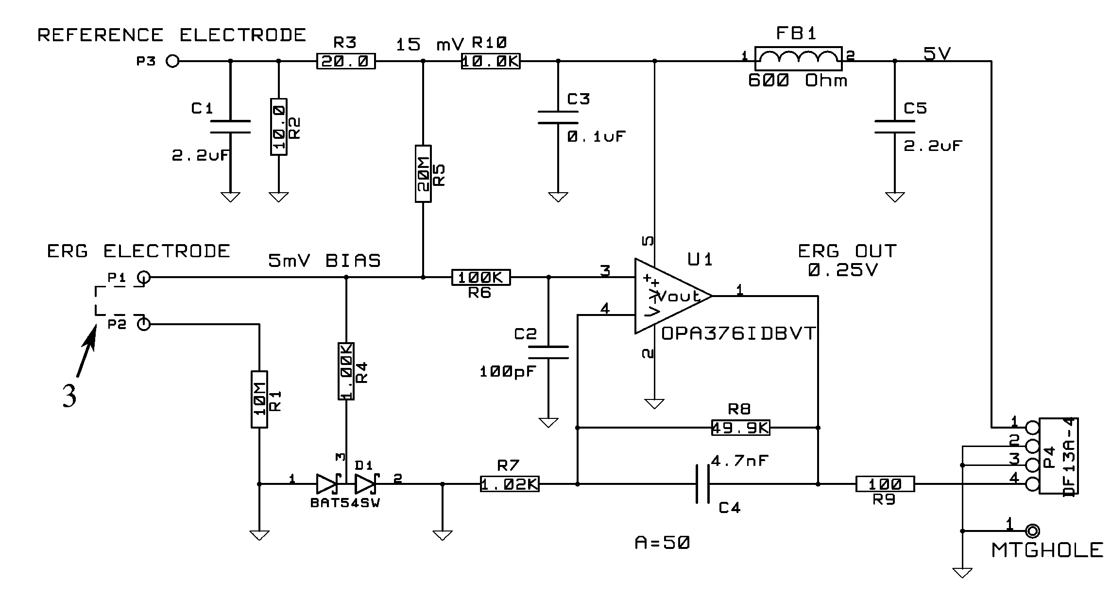 Electrode for Electroretinographic Use and Method of Application