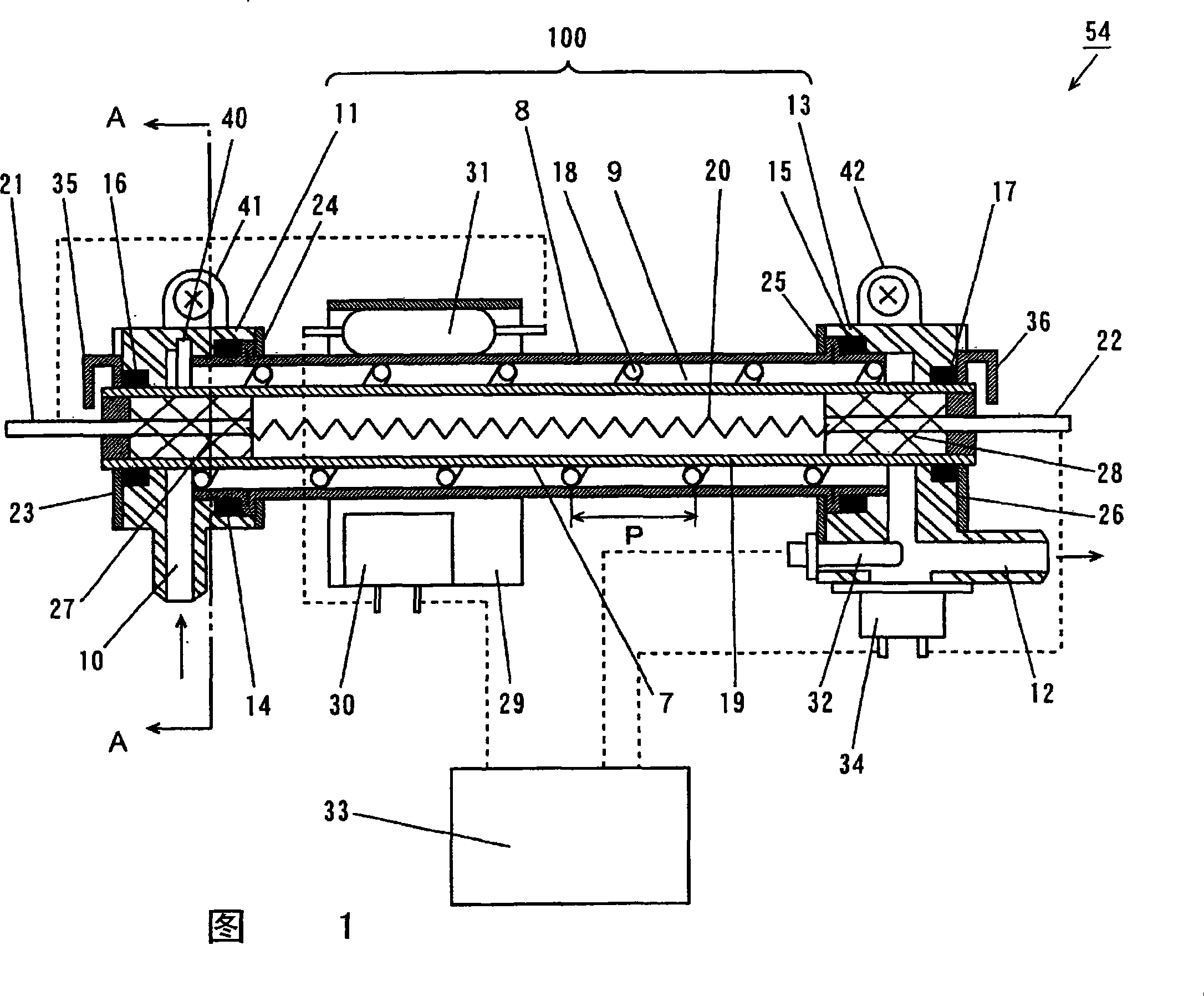 Fluid heating device, and hot water supply device using it