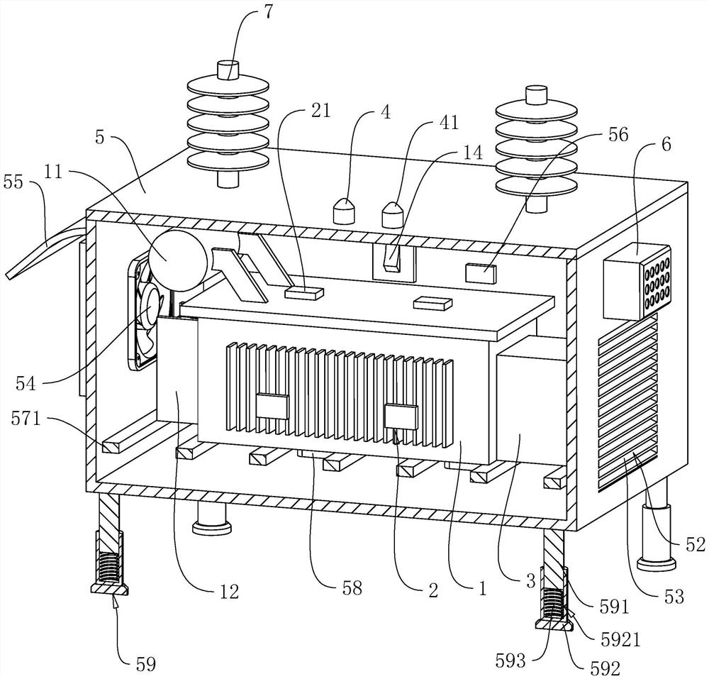 Temperature monitoring and early warning system for transformer