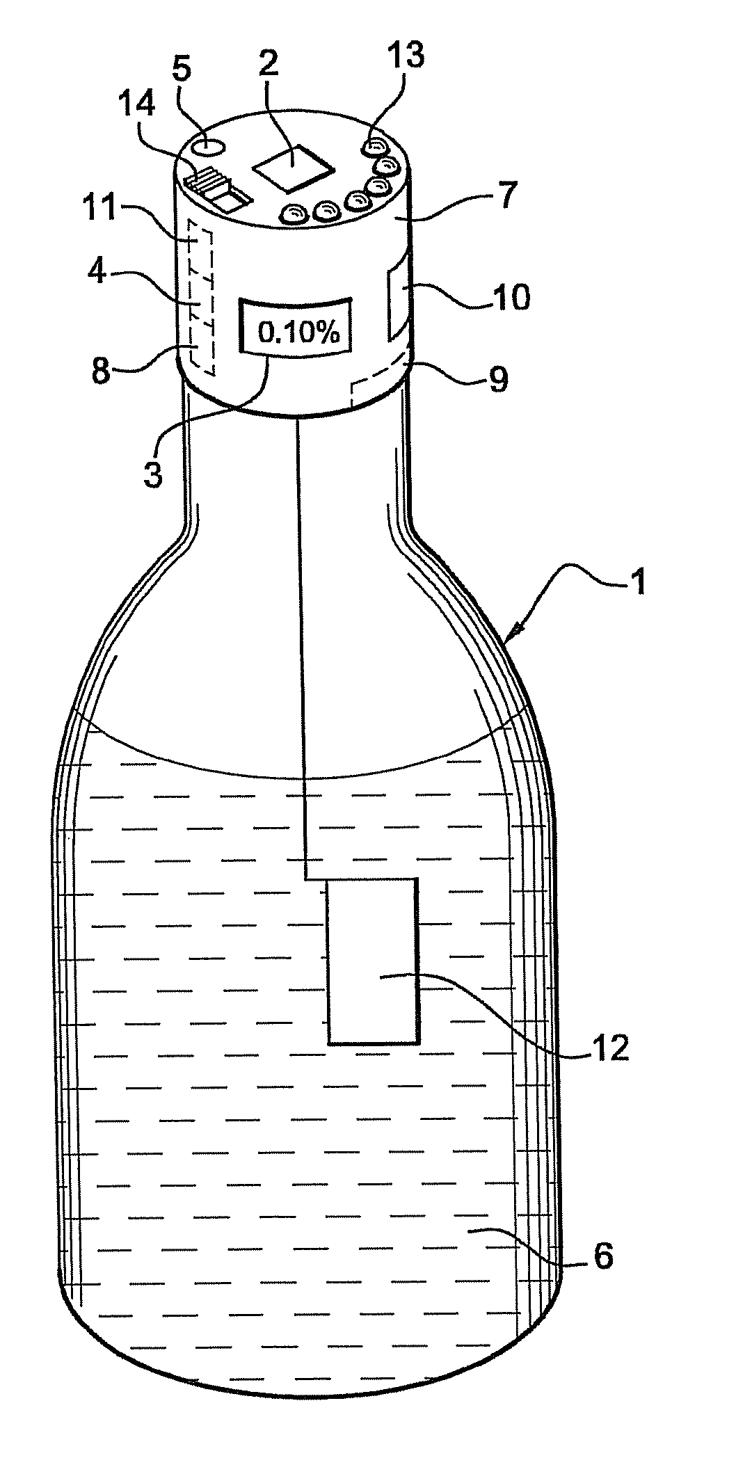 Packaging comprising integrated sensor