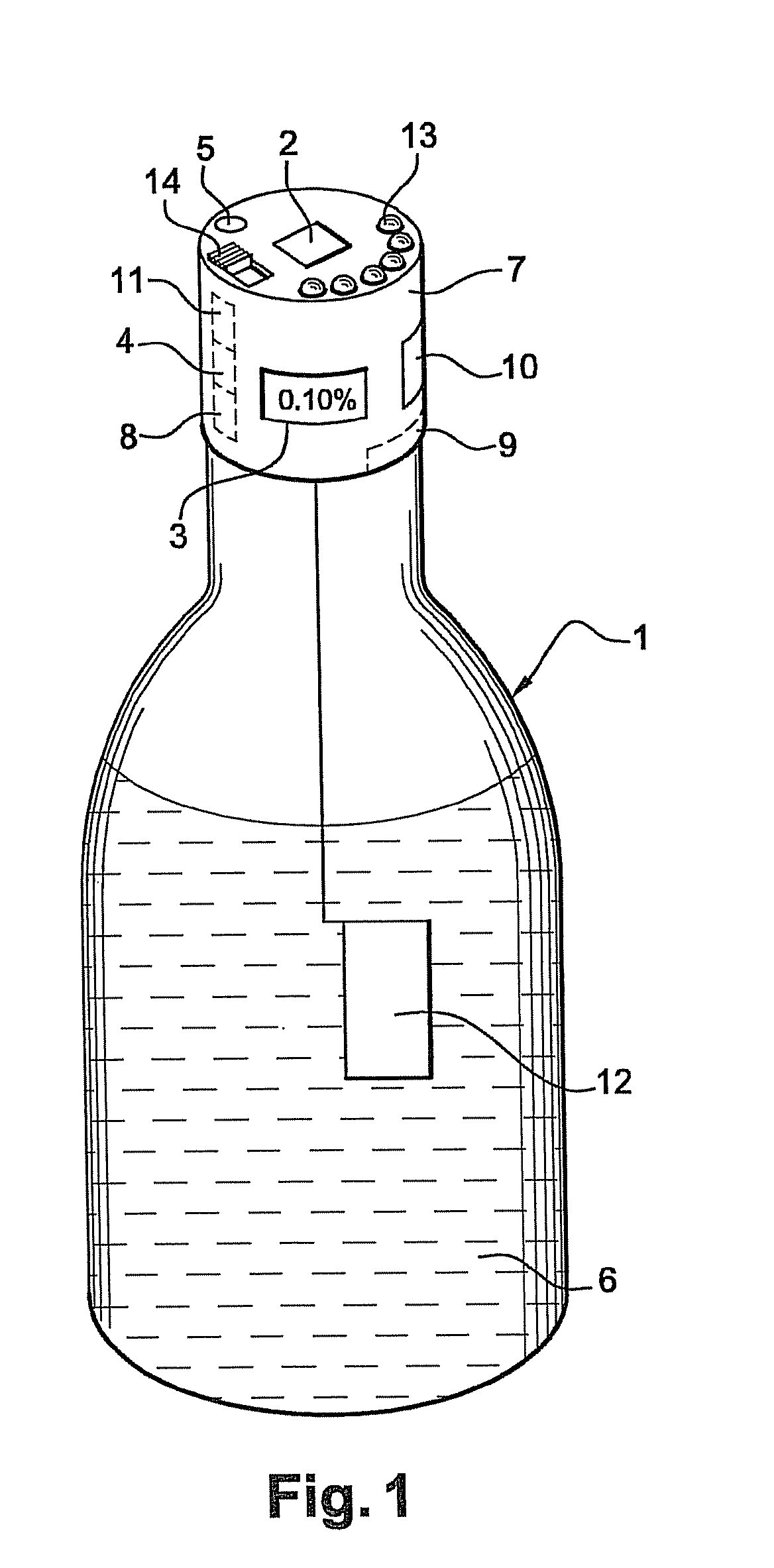 Packaging comprising integrated sensor