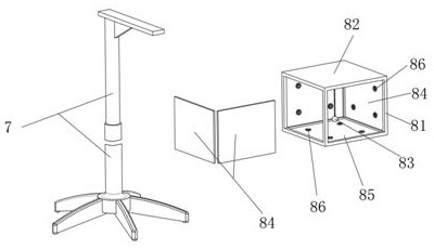 A large-scale ferry ship brake system work inspection equipment