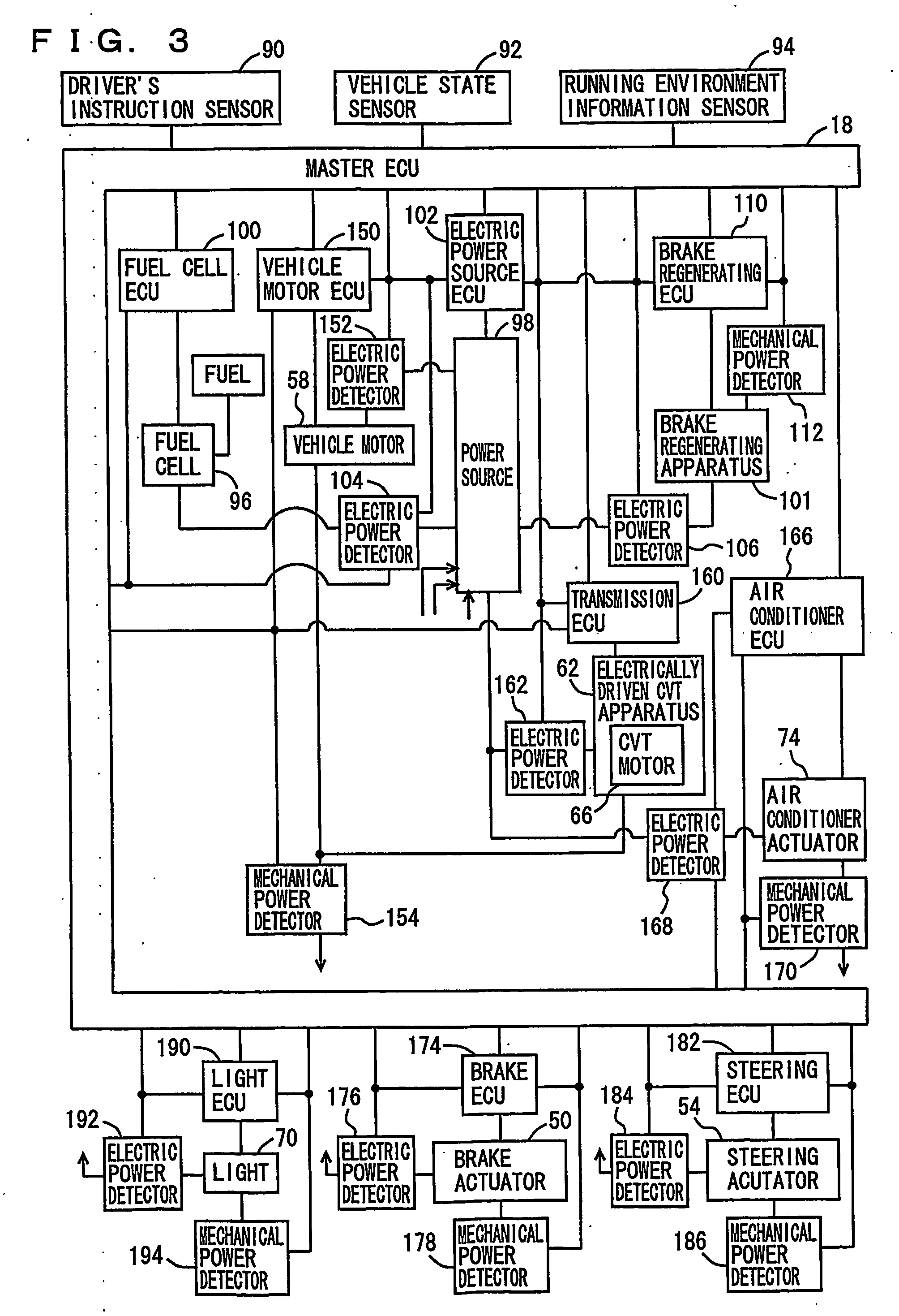 General drive control system and generat drive control method