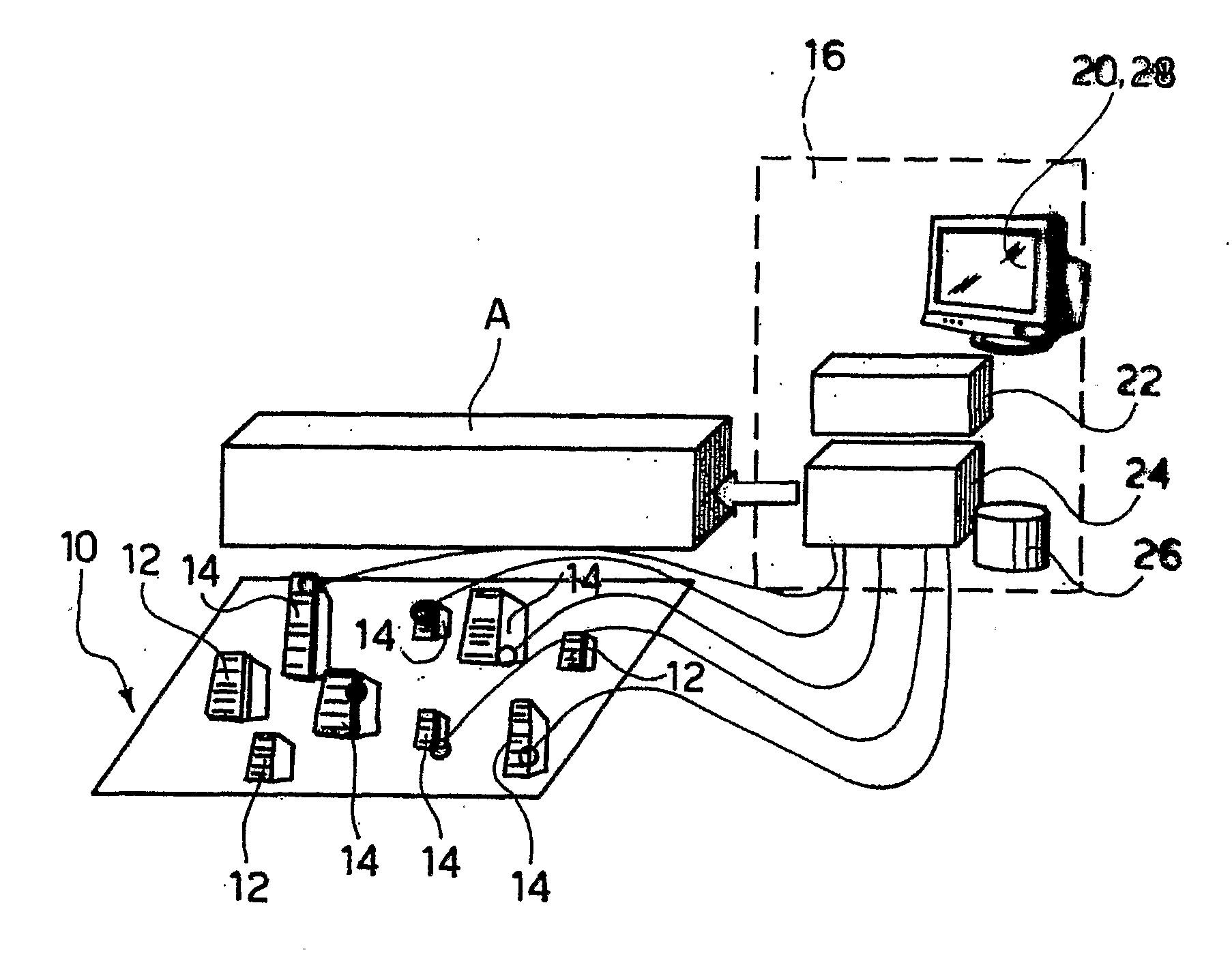 Method and System for Automatically Testing Performance of Applications run in a Distributed Processing Structure and Corresponding Computer Program Product