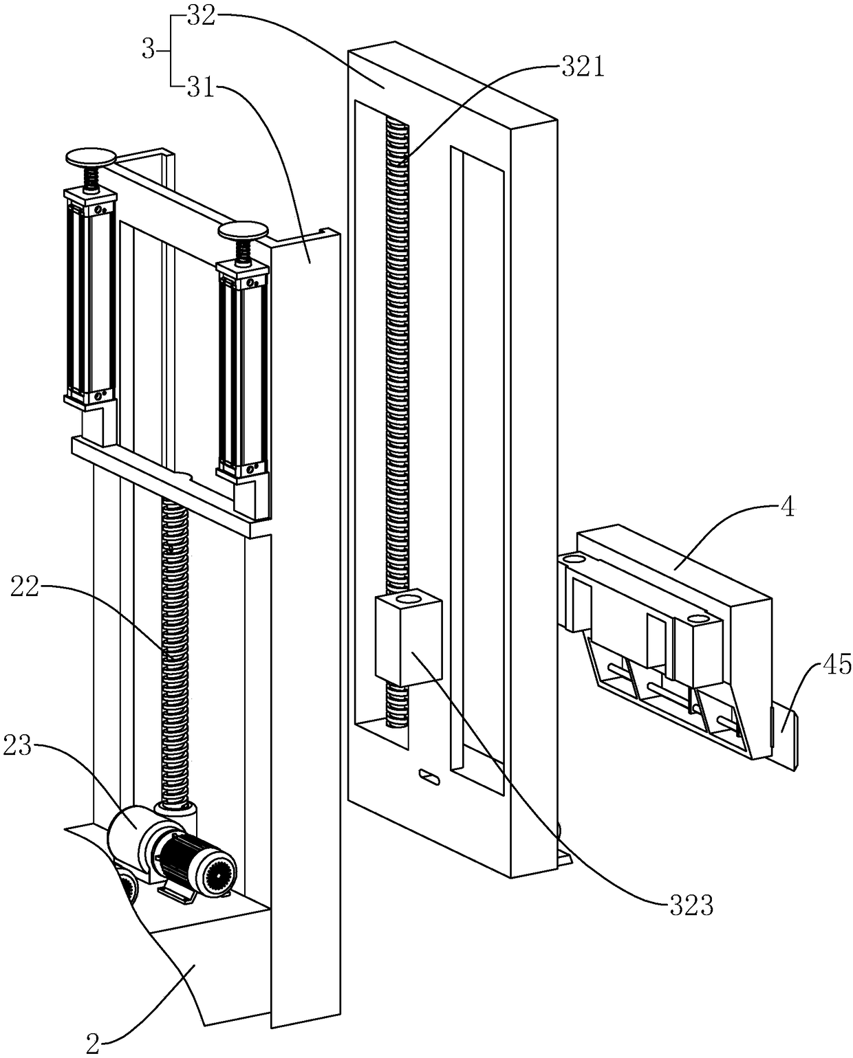 Leveling plastering device for building decoration