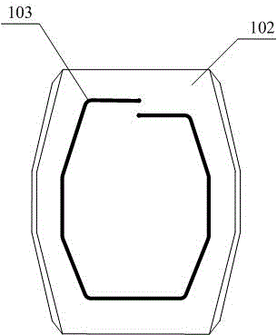 Electronic watch structure capable of realizing wireless charging