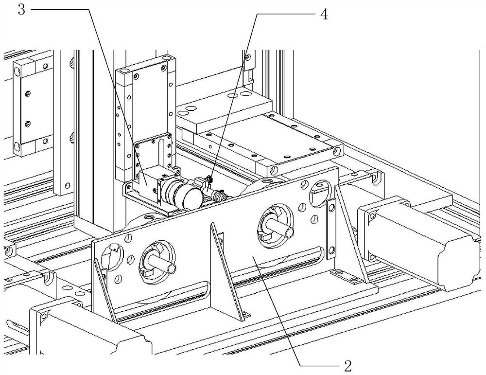 Automatic detection device and detection method for pin shrinkage of aviation electrical connector contacts