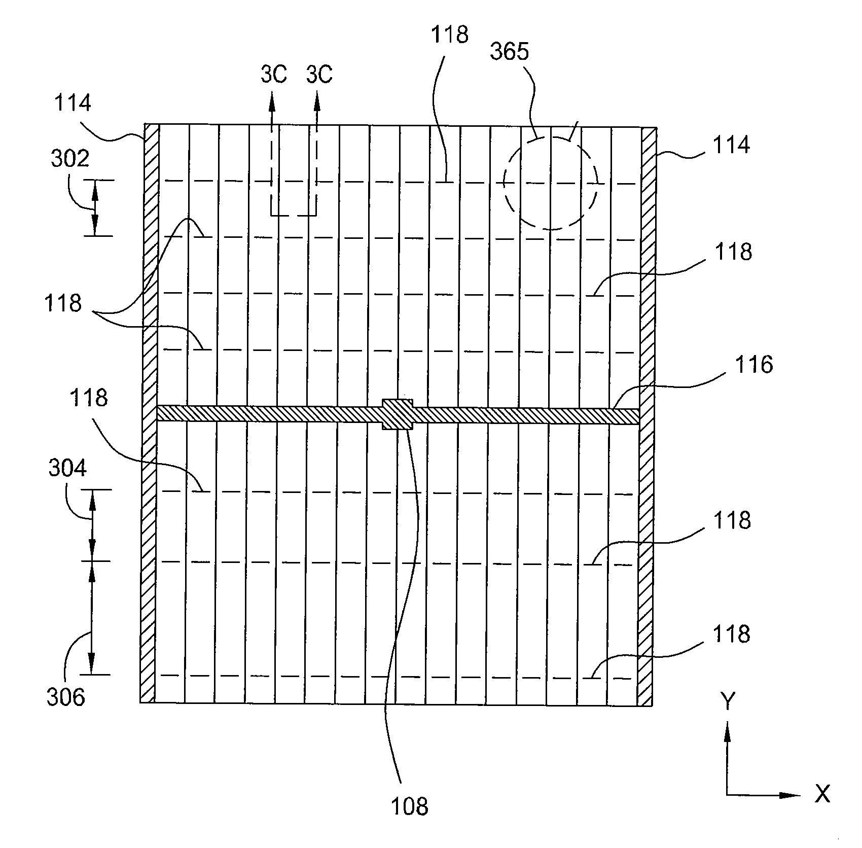 Floating grid module design for thin film silicon solar cells