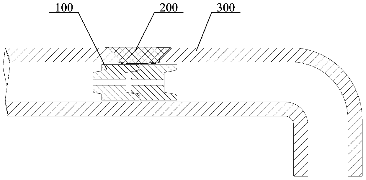 Repair welding auxiliary device and welding system