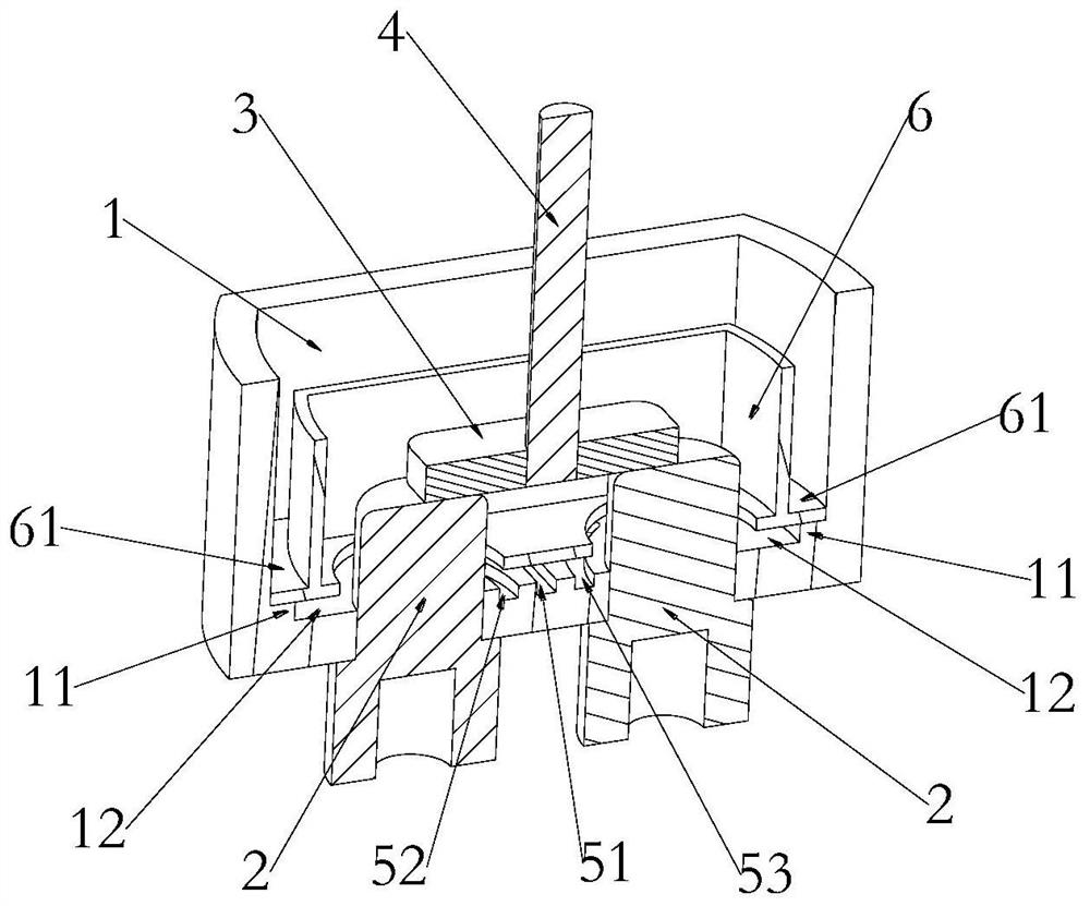 A Contact System with High Voltage DC Arc Protection Structure