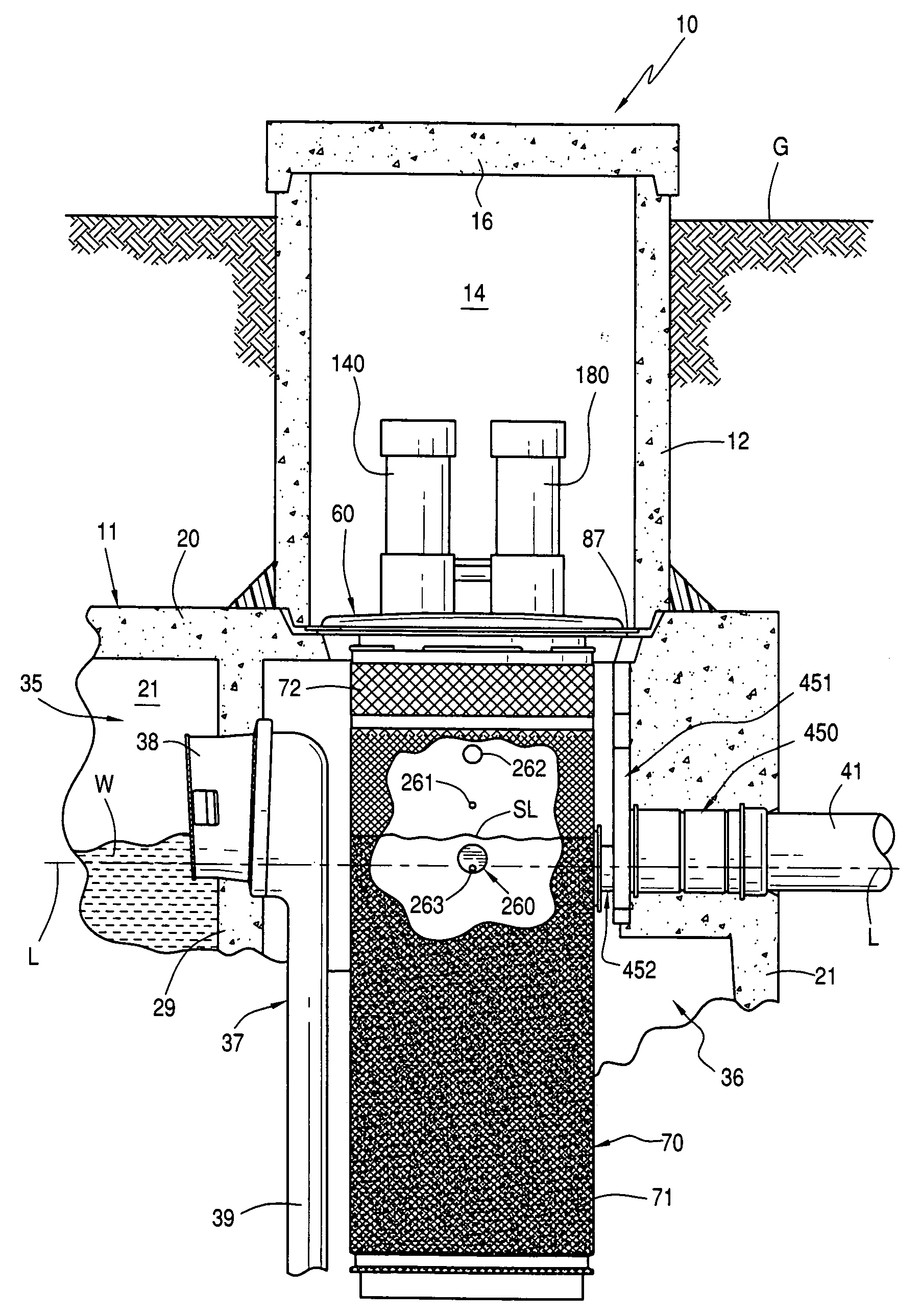 Settling and retention basin