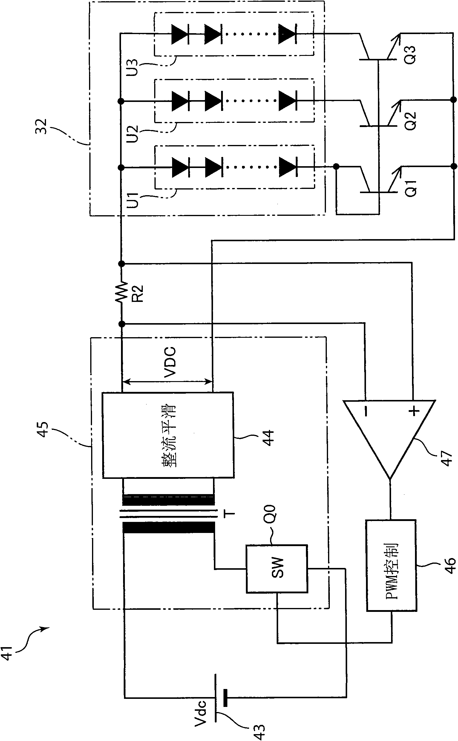 Led lighting circuit and illuminating apparatus using the same