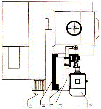 Numerical control two-face grinding machine for high speed steel circular saw blade