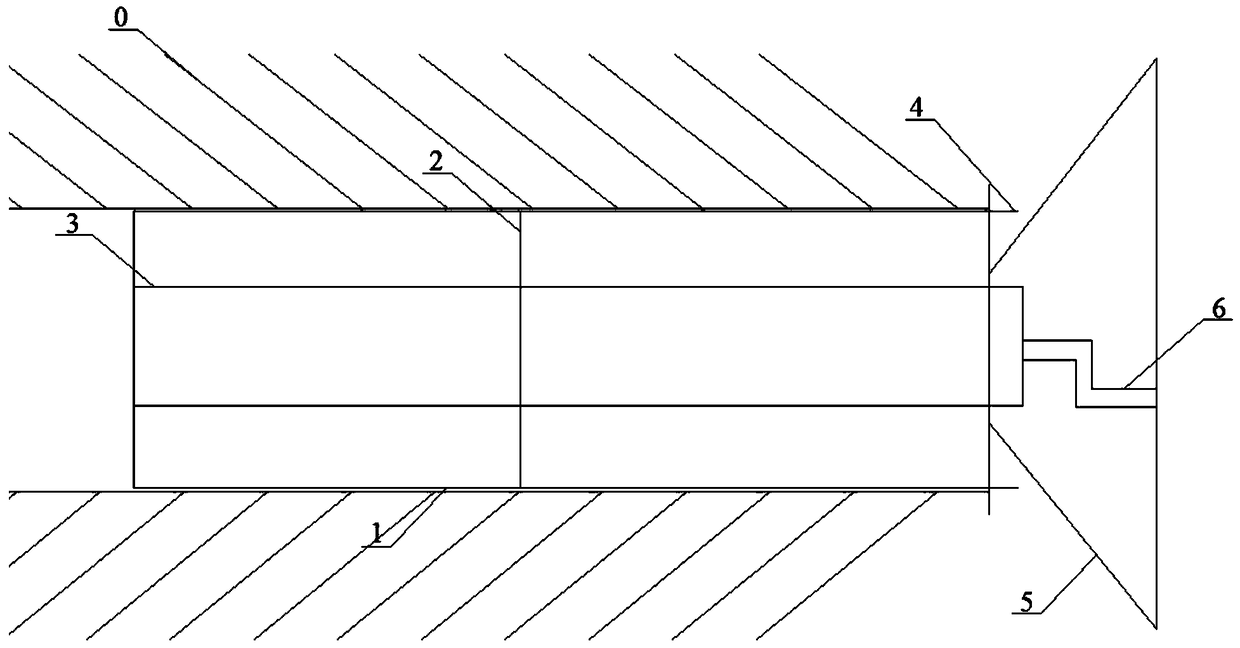 A hole protection device for underground rock engineering test boreholes adapting to different hole diameters