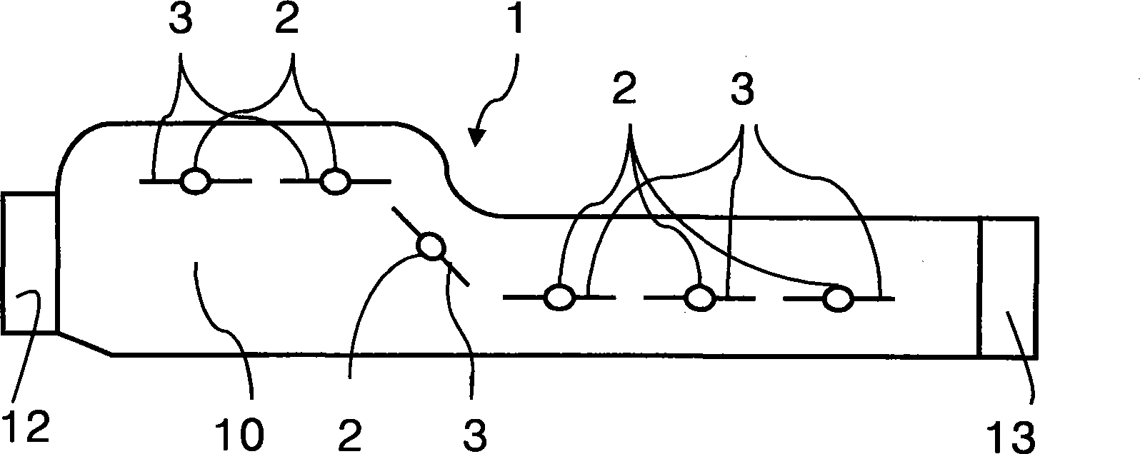 Electrocardiogram measuring electrode holder and electrocardiograph