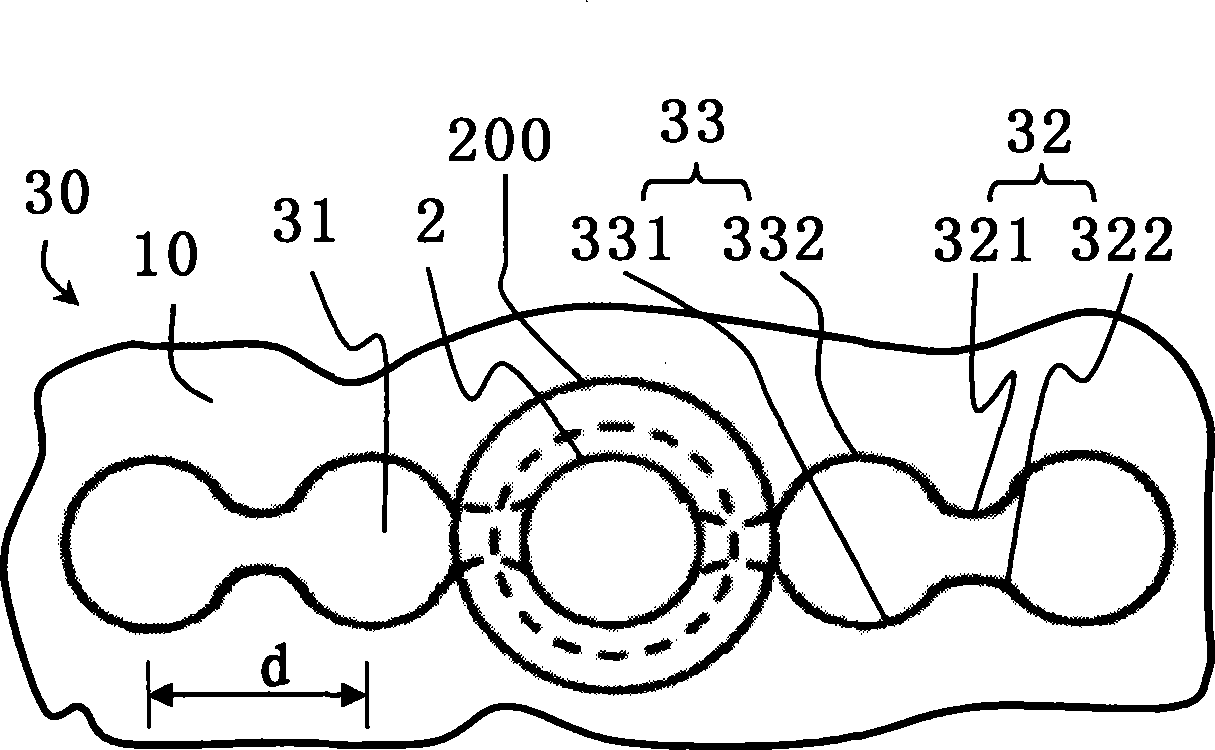 Electrocardiogram measuring electrode holder and electrocardiograph