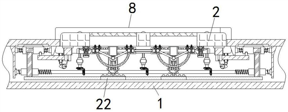 A nursing device for emergency transfer of critically ill patients