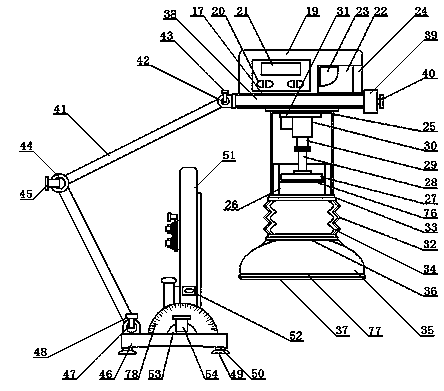 Breast puncture guiding and positioning device