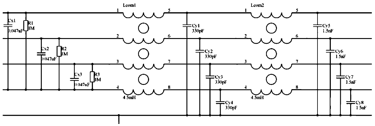 Strong electromagnetic pulse multi-level protection device with detection and display function