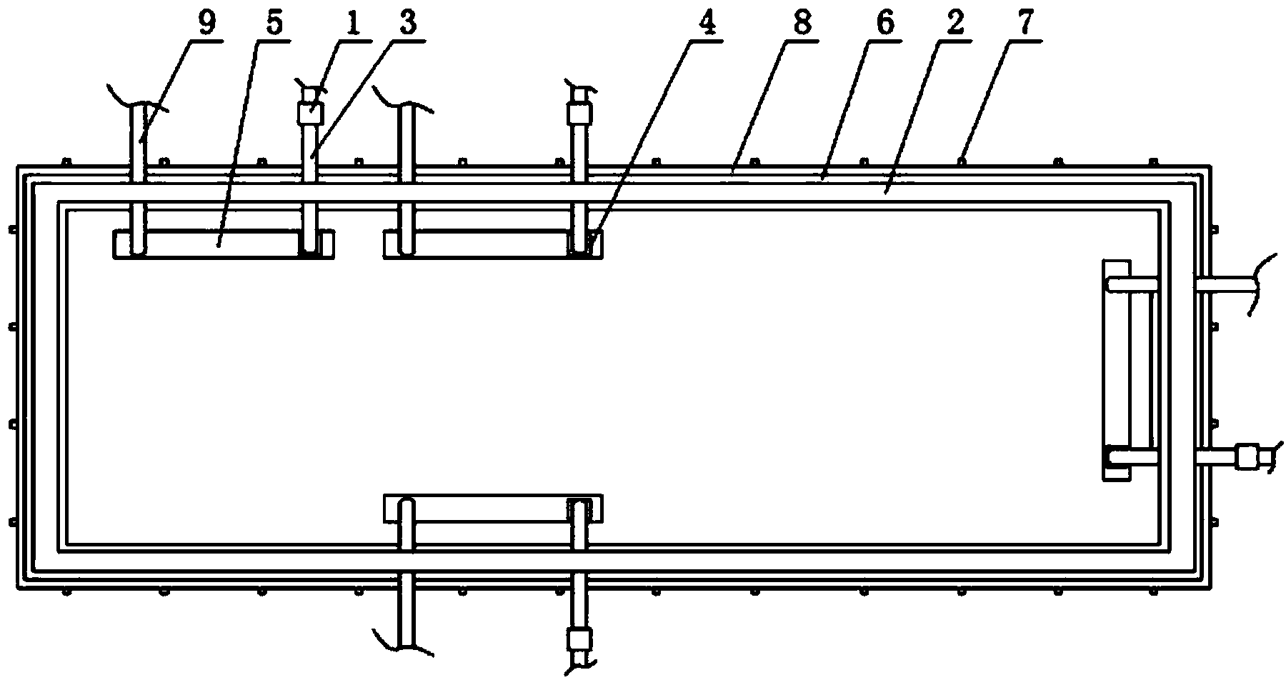 Internal-heating galvanized pot