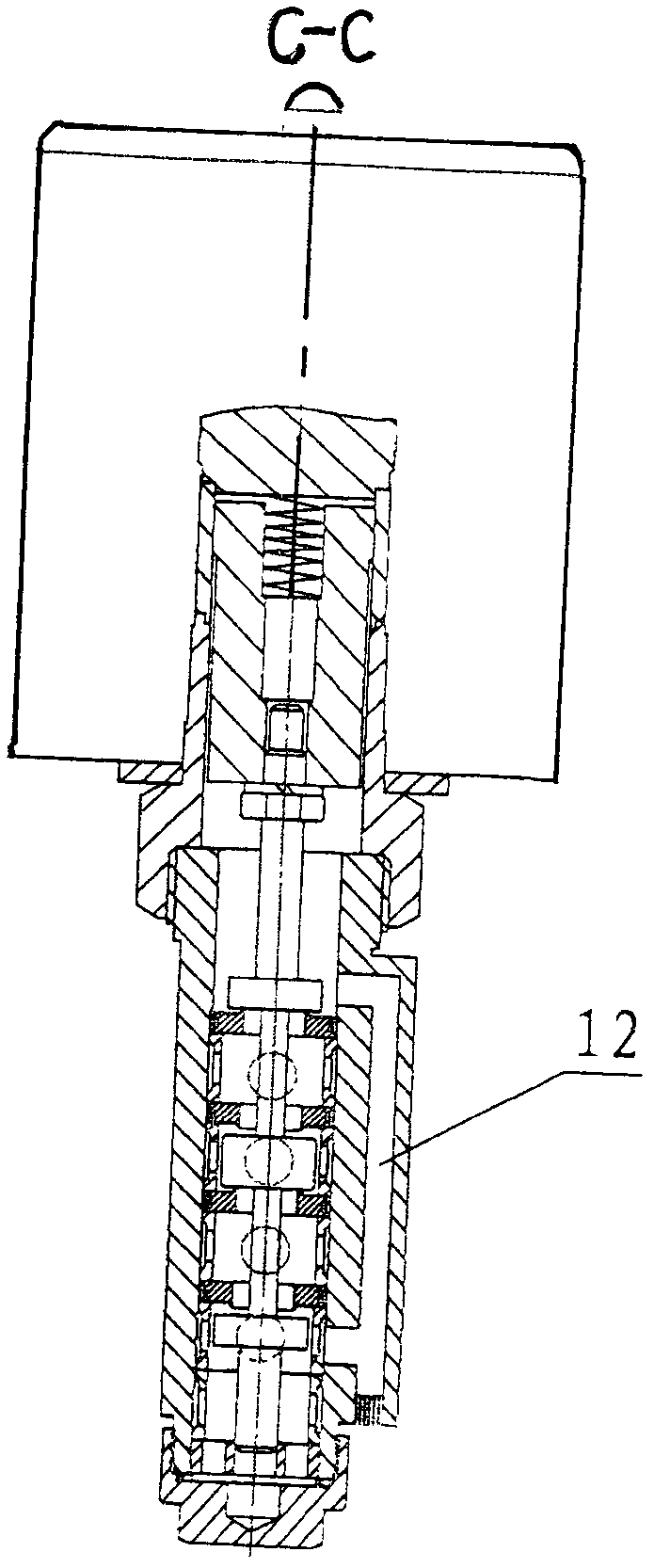 Directly-operated type two-position four-way solenoid valve