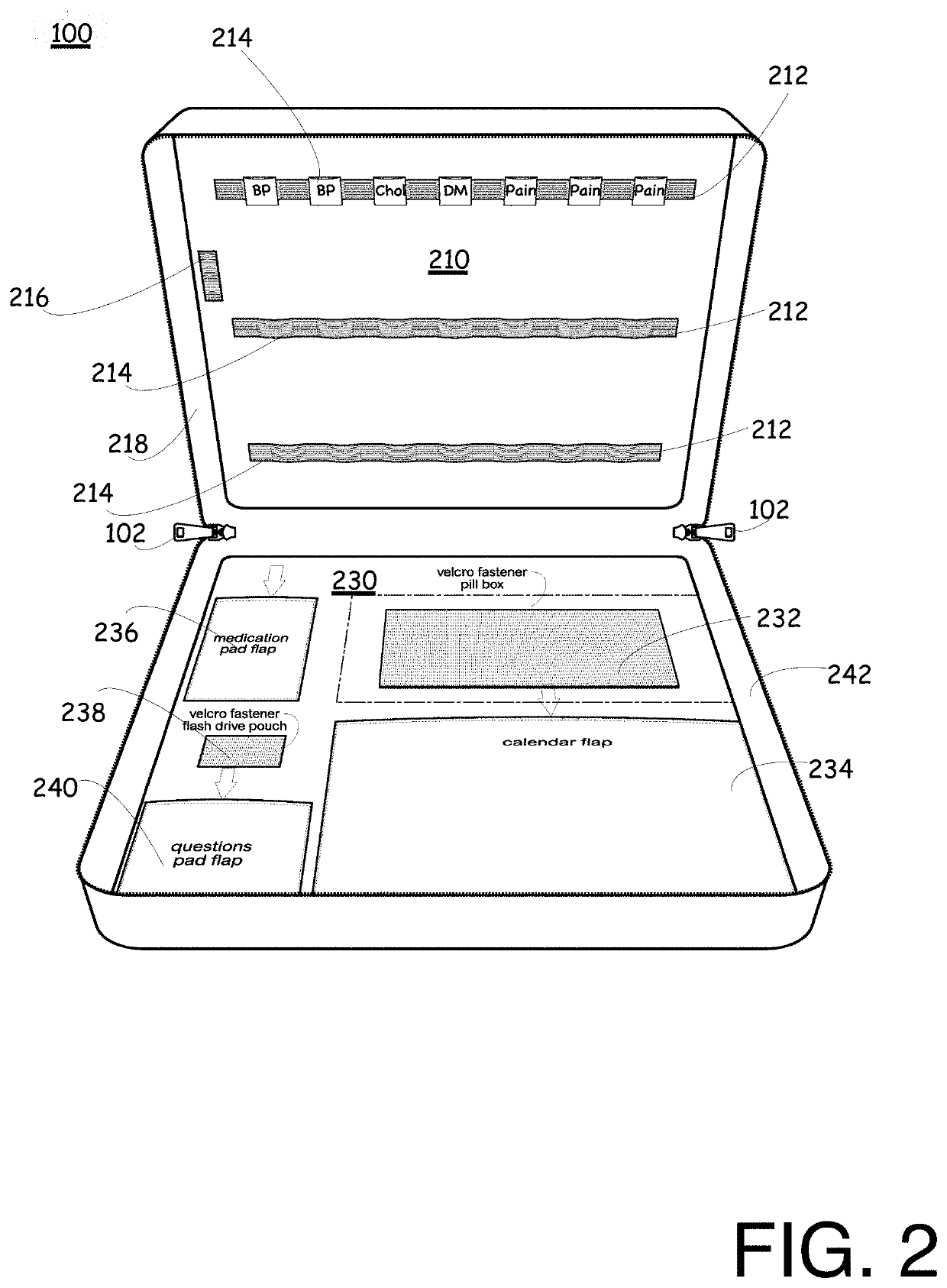 Automated medicine portfolio and organizer