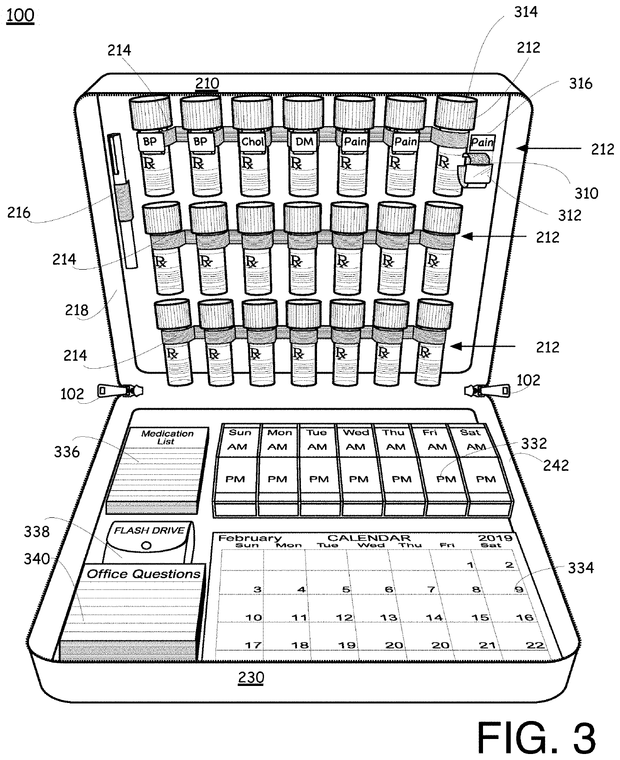 Automated medicine portfolio and organizer