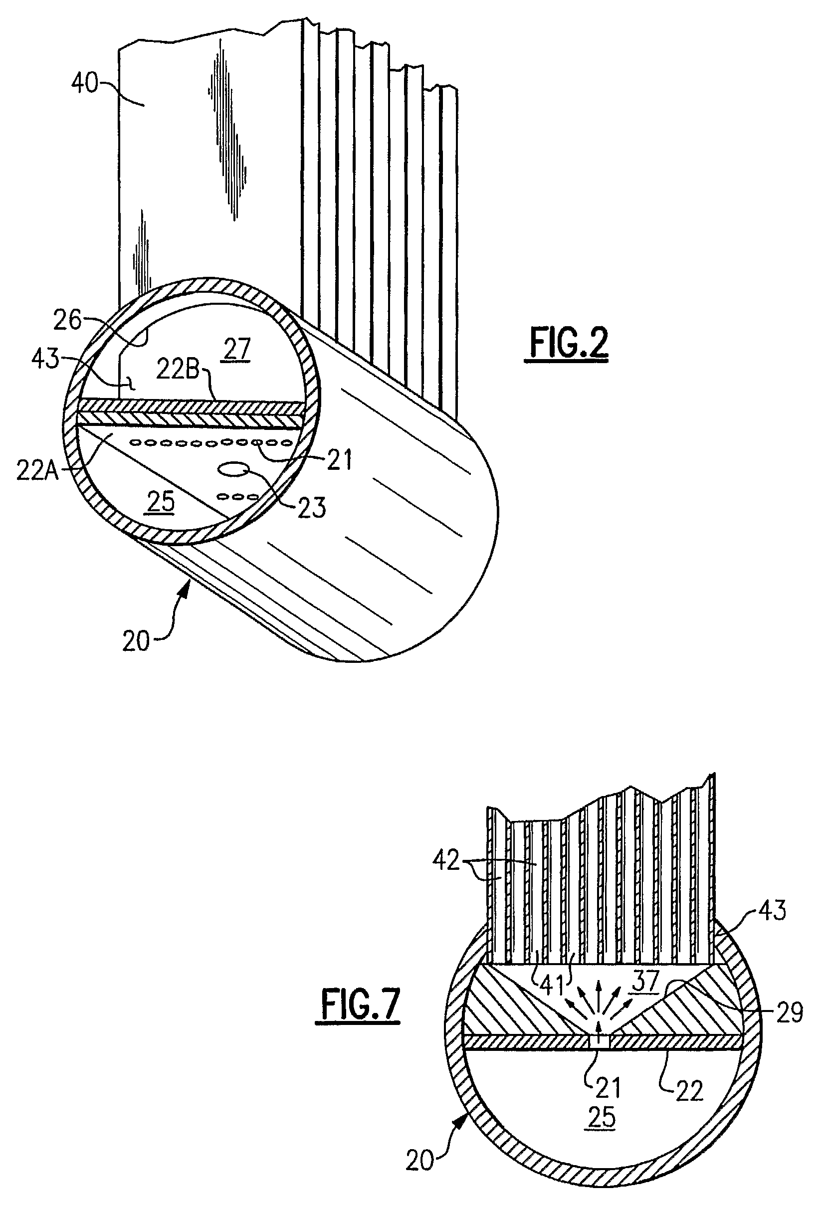 Heat exchanger with perforated plate in header