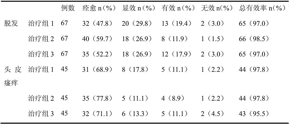 Traditional Chinese medicine composition for preventing and treating baldness and scalp itching