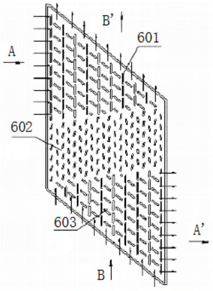 Gas-to-gas full-welding plate type heat exchanger