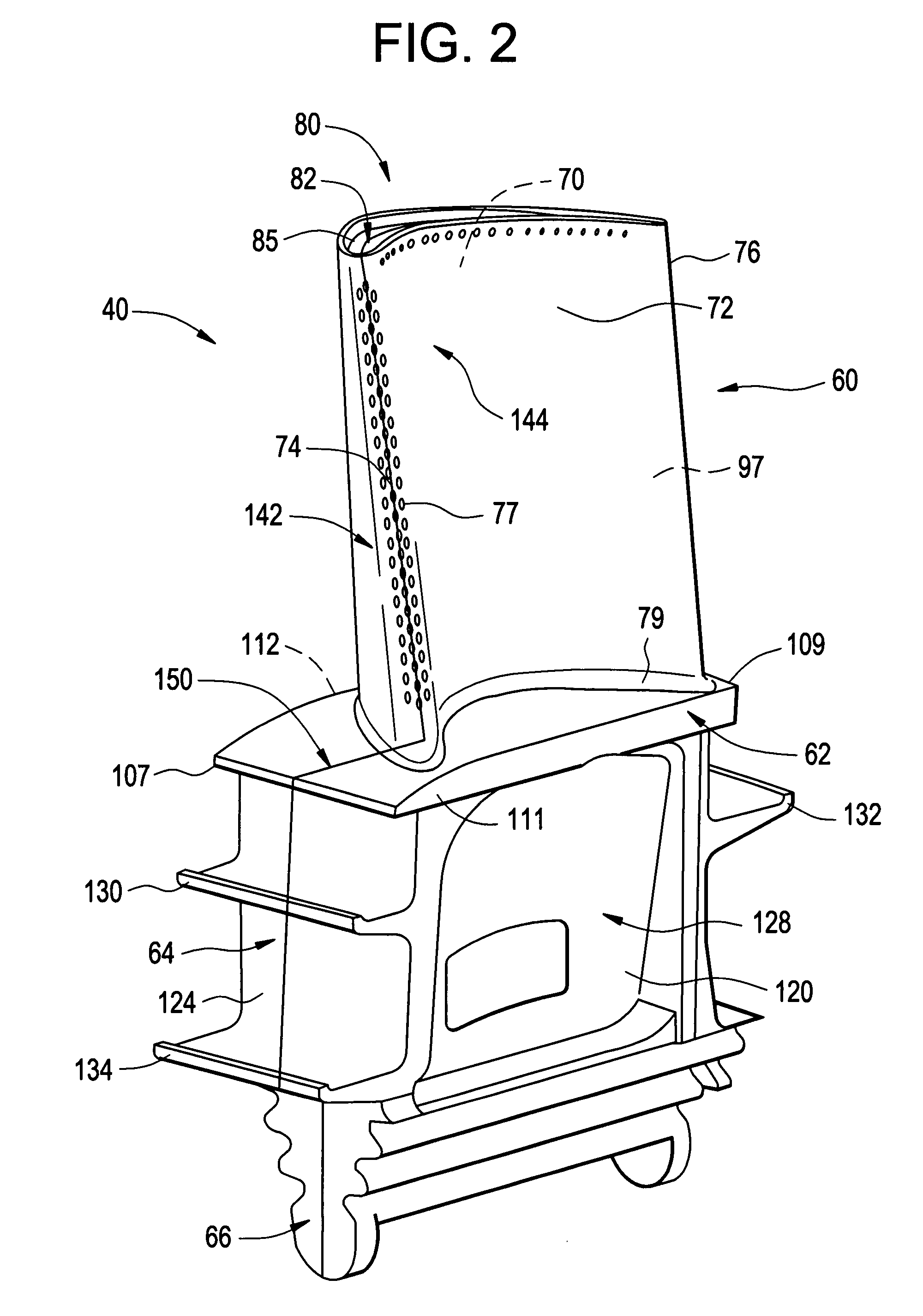 Multi-part cast turbine engine component having an internal cooling channel and method of forming a multi-part cast turbine engine component