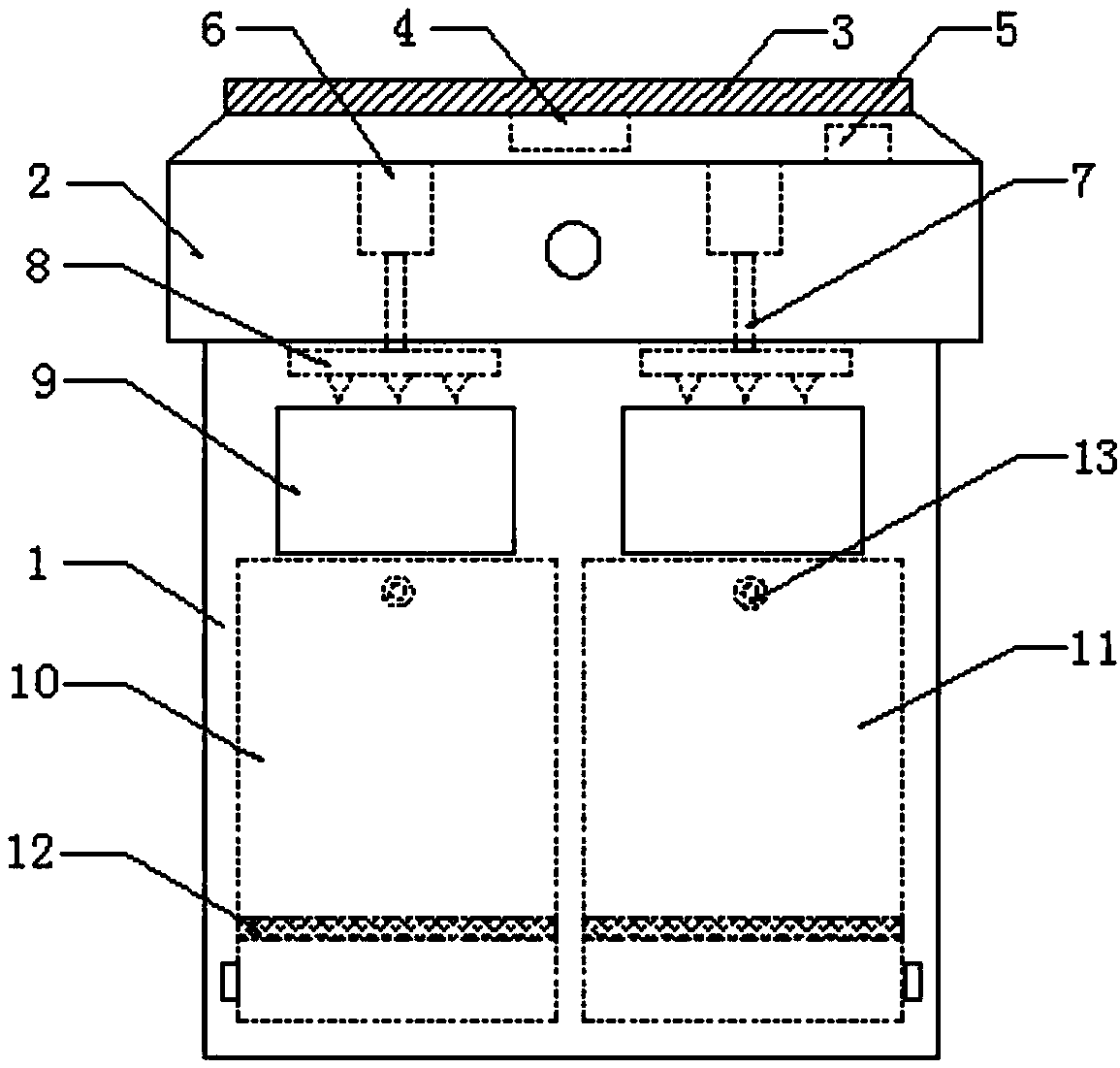 Environment-friendly garbage bin capable of automatically compressing garbage