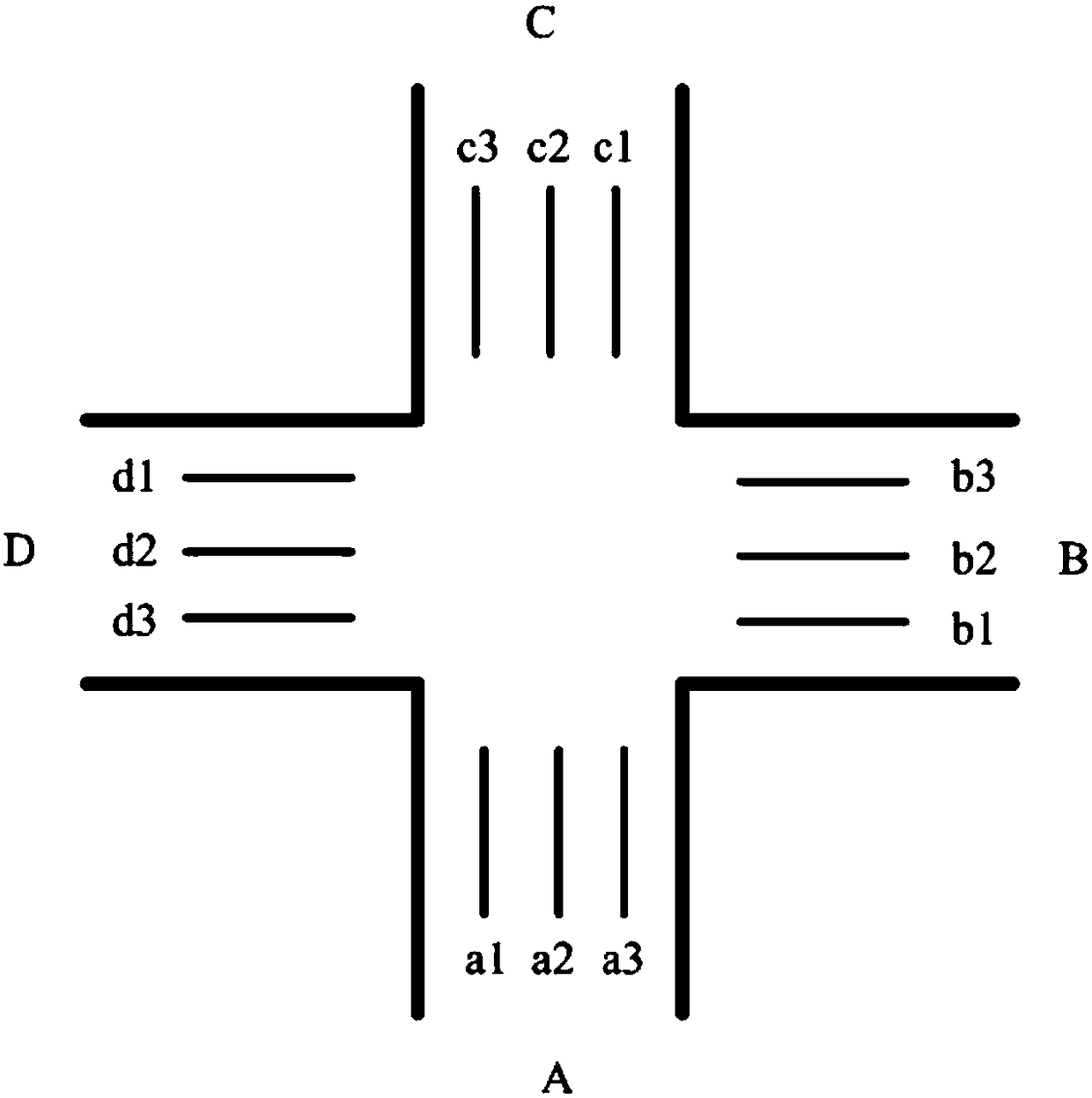 A traffic light control device for electric vehicles and its application method