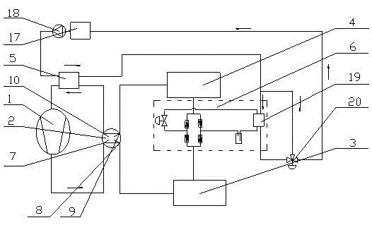 An electric vehicle air conditioning system