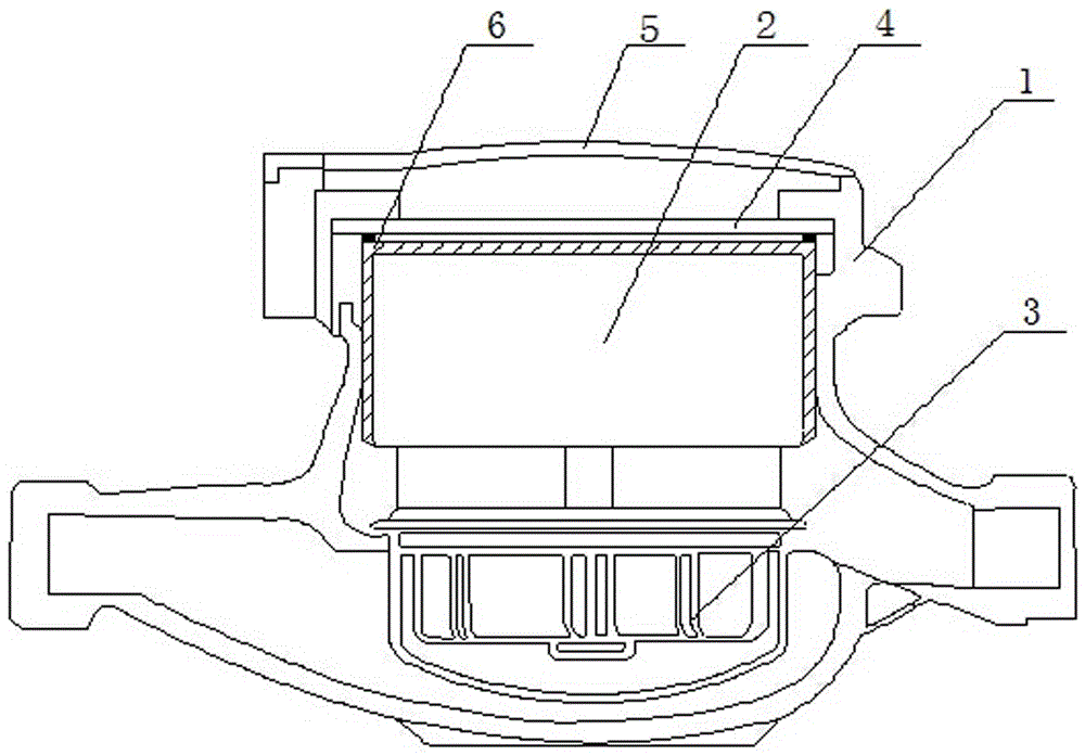 Frost resistance water meter