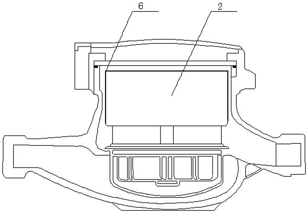 Frost resistance water meter