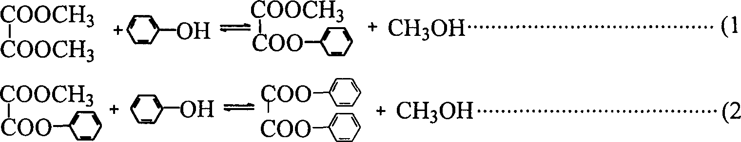 Catalytic synthesis of methyl phenyl oxalate and phenostal by using load metal oxide