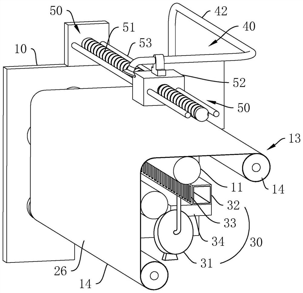 A cleaning device for a rubber cylinder of a printing press